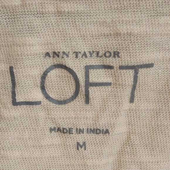 Ann Taylor Loft Peach Tee - Picture 4 of 4